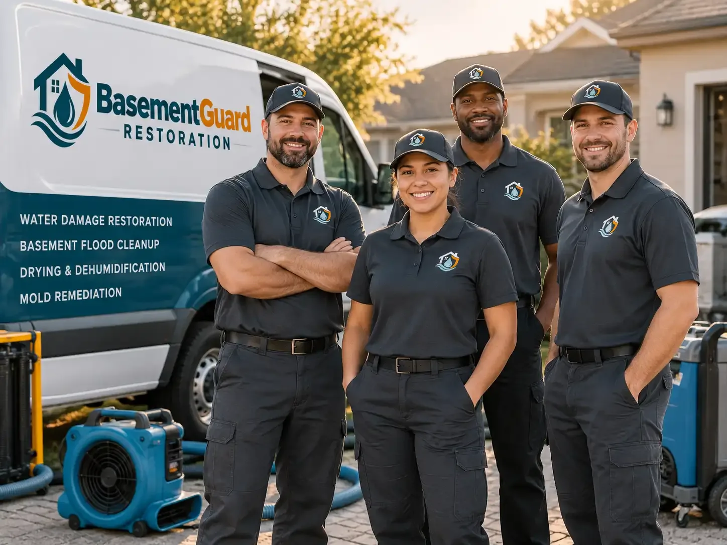 Basement Water Damage Restoration company in Kamrar, IA